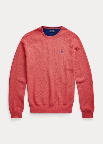 Men's Polo Ralph Lauren Cotton Crewneck Sweater | 860127DHT